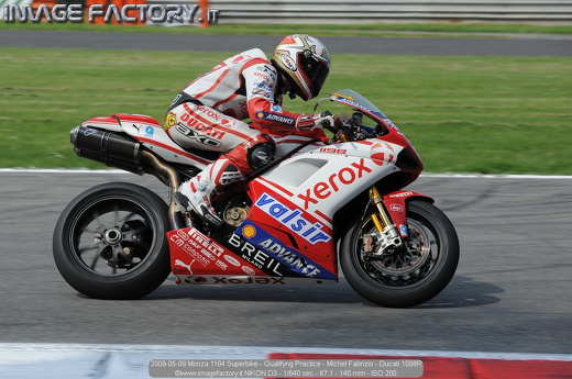 2009-05-09 Monza 1184 Superbike - Qualifyng Practice - Michel Fabrizio - Ducati 1098R